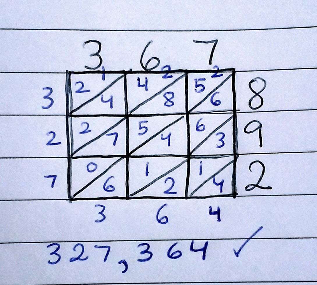 show me lattice multiplication